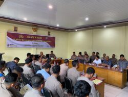 Bahas ABK Biro Rena Polda Sumut Lakukan Supervisi Ke Polres Pakpak Bharat.