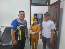 Wujud Kepedulian, Dua Polisi di Pakpak Bharat Donorkan Darah di Hari Terakhir Bertugas