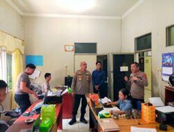 Beri Semangat Dan Motivasi Kapolres Dan Waka Polres Pakpak Bharat Cek Fasilitas Serta Kinerja Personil.