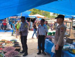 Kapolsek Sukaramai : Perekonomian Berjalan Kondusif Merupakan Prioritas Kami.