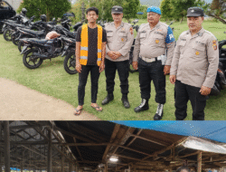 Pastikan Pasar Tradisional / Pekan Onan Kondusif Polsek Salak Laksanakan Patroli Dialogis.