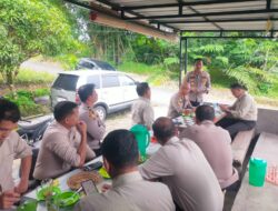 Pererat Komunikasi Dan Sinergi Kapolres Pakpak Bharat Pimpin Coffe Morning.