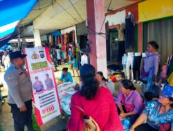 Kembali Sat Binmas Polres Pakpak Bharat Ajak Masyarakat Jaga Kamtibmas Manfaatkan Layanan 110.