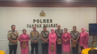 Kapolres Pakpak Bharat Pimpin Sertijab Wakapolres, Kasat Lantas, Kasat Reskrim Dan Kasat Intelkam