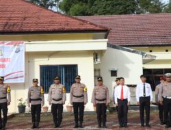 Kapolres Pakpak Bharat Pimpin Upacara Naik Pangkat 4 Perwira Pertama Dan 18 Bintara Periode 01 Januari 2026.