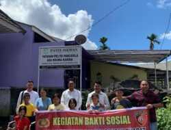 Wujud Polri Untuk Masyarakat Sat Intelkam Polres Pakpak Bharat Berikan Bansos Ke Panti Asuhan.