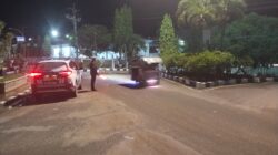 Satlantas Polres Sibolga Gelar Patroli Blue Light, Wujudkan Kamseltibcarlantas Dan Antisipasi Kejahatan Jalanan
