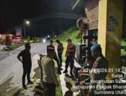 Cegah Kejahatan Jalanan Sat Samapta Polres Pakpak Bharat Lakukan Patroli Presisi.