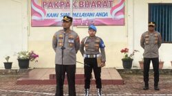 Ini Arahan Kapolres Pakpak Bharat AKBP Muhammad Agustiawan, S.T., S.I.K.,M.H Saat Apel Jam Pimpinan Perdana.