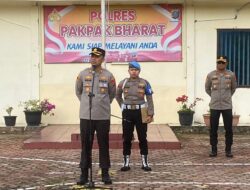 Ini Arahan Kapolres Pakpak Bharat AKBP Muhammad Agustiawan, S.T., S.I.K.,M.H Saat Apel Jam Pimpinan Perdana.