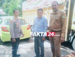 Mobil Truk Terperosok Ke Beram Jalan Polres Pakpak Bharat Urai Kemacetan Di Desa Perolihen STU Jehe.