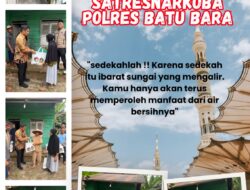 Jumat Berkah, AKP Arifin Purba Pimpin Satresnarkoba Polres Batu Bara Berbagi Sembako untuk Lansia