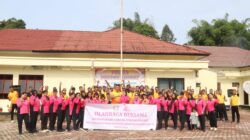 Sambut HKGB Tahun 2026 Polres Pakpak Bharat Laksanakan Senam Bersama Panen Tanaman Di P2L Serta Panen Telur.